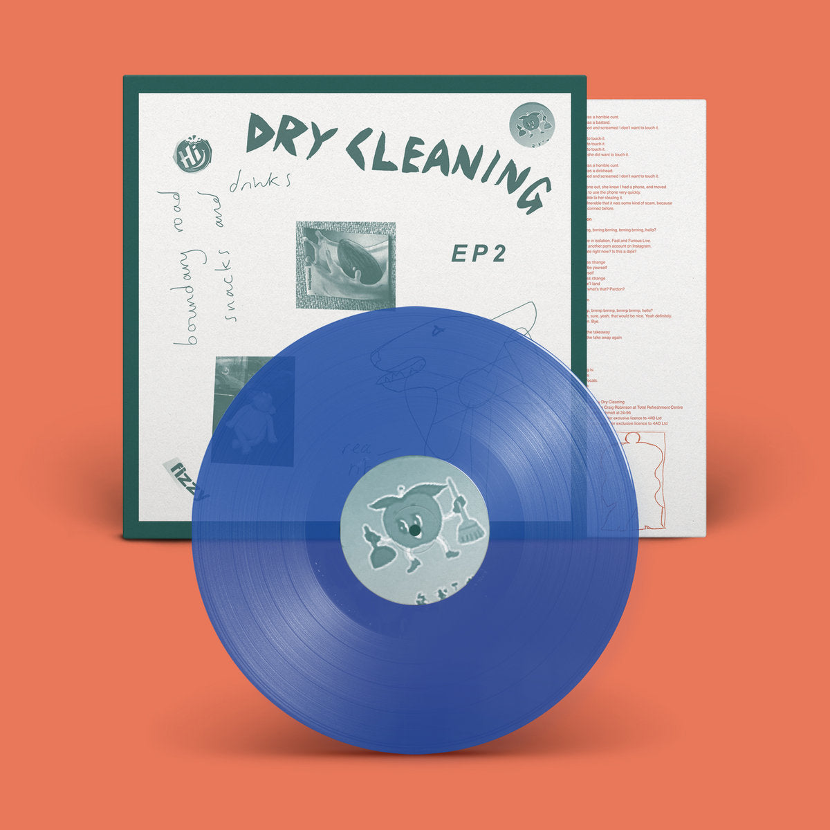 Dry Cleaning - Boundary Road Snacks And Drinks + Sweet Princess (Clear Blue Pressing)