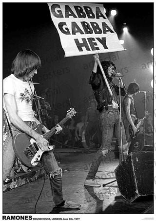 Ramones - Gabba gabba Hey - Euro Poster