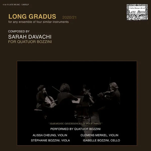 Long Gradus - Quatuor Bozzini