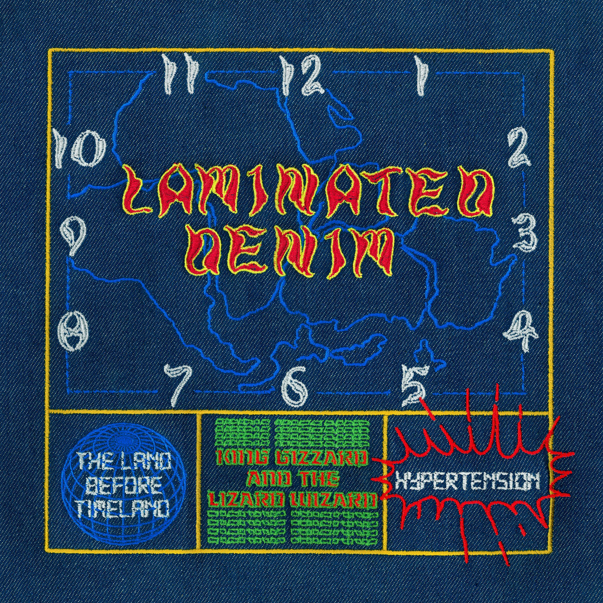 King Gizzard And The Lizard Wizard – Laminated Denim ('Lucky Rainbow Wax' Pressing)
