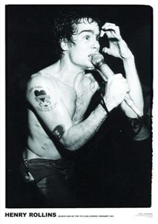 Henry Rollins - Black Flag - Euro  Poster