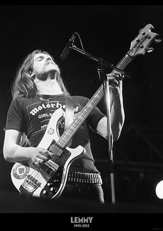 Motorhead - Lemmy 1945 to 2015 - Euro Poster