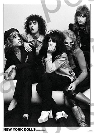 New York Dolls - London 1973 - Art Poster
